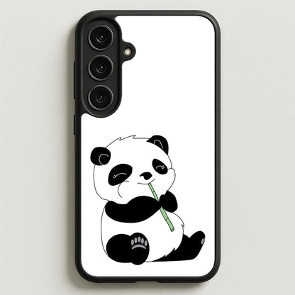 Vegan Panda Phone Case for Galaxy S25FE