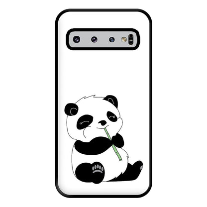 Vegan Panda Phone Case for Galaxy S10 Plus