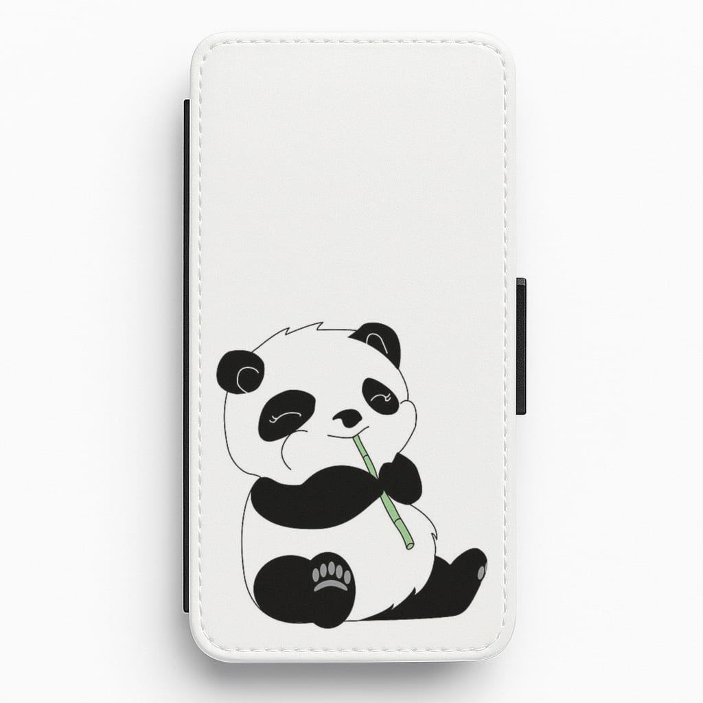 Vegan Panda Flip / Wallet Phone Case