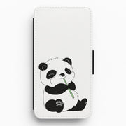 Vegan Panda Flip / Wallet Phone Case 1