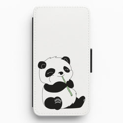 Vegan Panda Flip / Wallet Phone Case