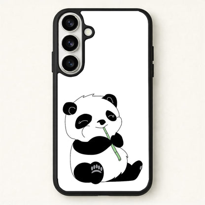 Vegan Panda Phone Case for Galaxy S26 Plus