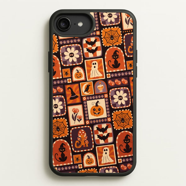 Vintage Halloween Patchwork Phone Case - iPhone 6 Plus / 7 Plus / 8 Plus / Standard