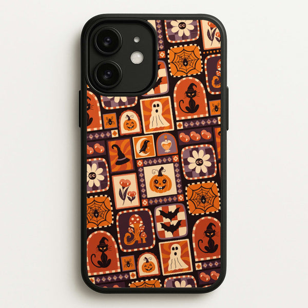 Vintage Halloween Patchwork Phone Case - iPhone 11 / Standard