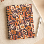 Vintage Halloween Patchwork Notebook 3