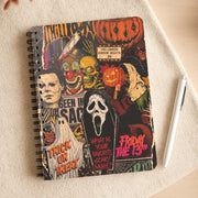 Horror Movie Sticker Collage Notebook 3