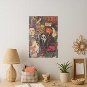 Horror Movie Sticker Collage Poster 2