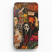 Horror Movie Sticker Collage Flip / Wallet Phone Case 1