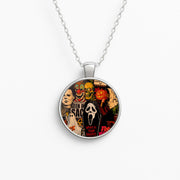 Horror Movie Sticker Collage Necklace 1