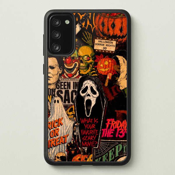 Horror Movie Sticker Collage Phone Case - Galaxy S20FE / Standard