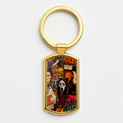 Horror Movie Sticker Collage Luxury Keyring 3
