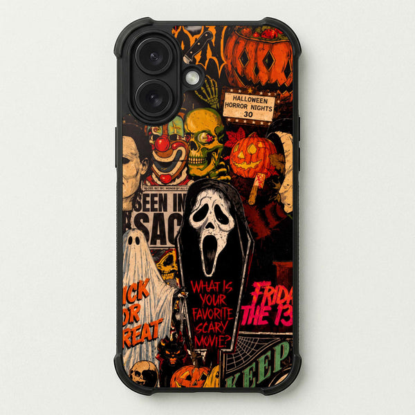 Horror Movie Sticker Collage Phone Case — Bumper case