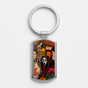 Horror Movie Sticker Collage Luxury Keyring 1
