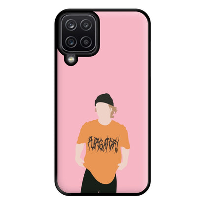 Orange T-shirt - Vinnie Hacker Phone Case for Galaxy A12