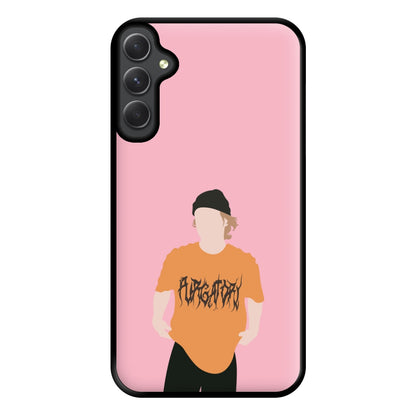 Orange T-shirt - Vinnie Hacker Phone Case for Galaxy A14