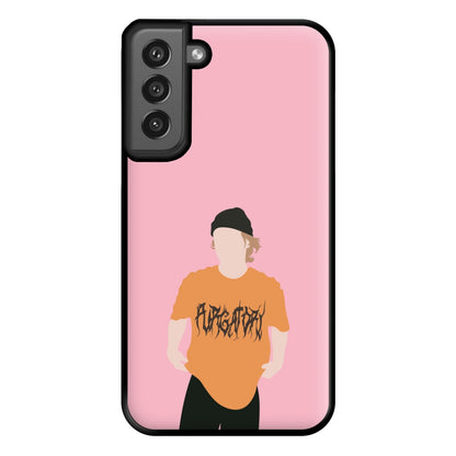 Orange T-shirt - Vinnie Hacker Phone Case for Galaxy S21FE