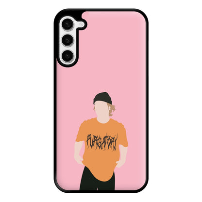 Orange T-shirt - Vinnie Hacker Phone Case for Galaxy S23 Plus