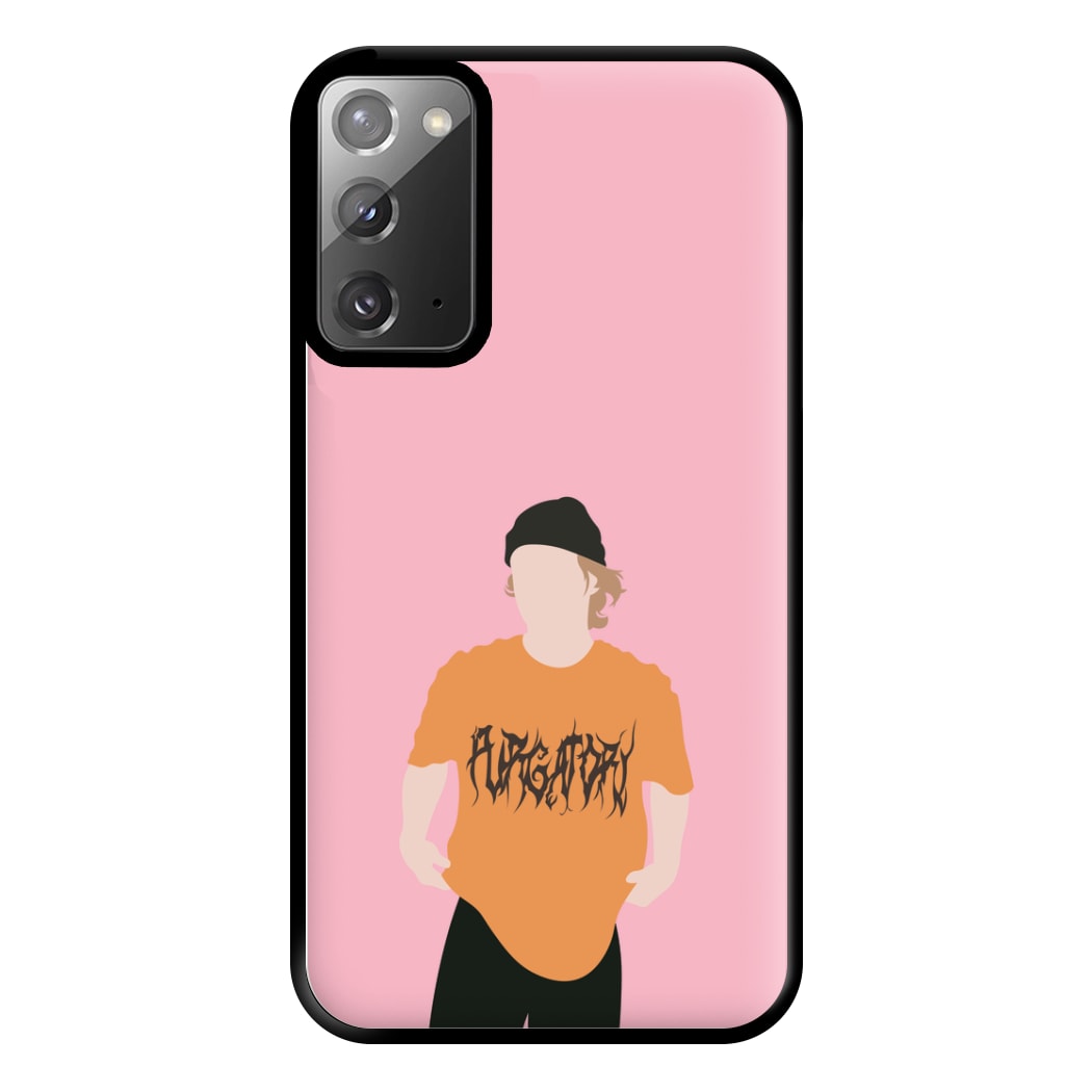 Orange T-shirt - Vinnie Hacker Phone Case for Galaxy Note 20 Ultra