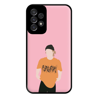 Orange T-shirt - Vinnie Hacker Phone Case for Galaxy A53