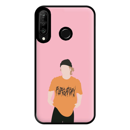 Orange T-shirt - Vinnie Hacker Phone Case for Huawei P30 Lite