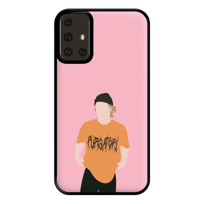 Orange T-shirt - Vinnie Hacker Phone Case for Galaxy A71