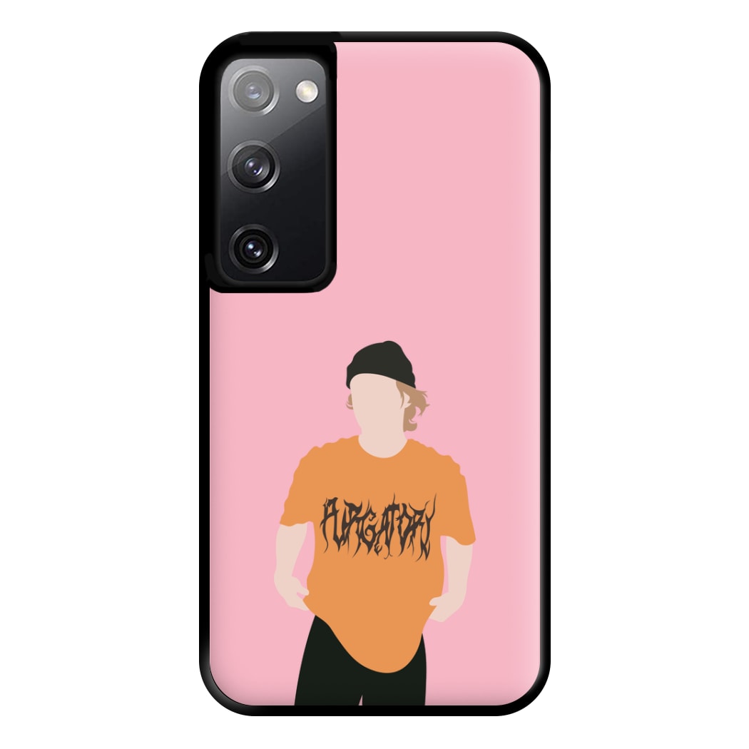 Orange T-shirt - Vinnie Hacker Phone Case for Galaxy S20