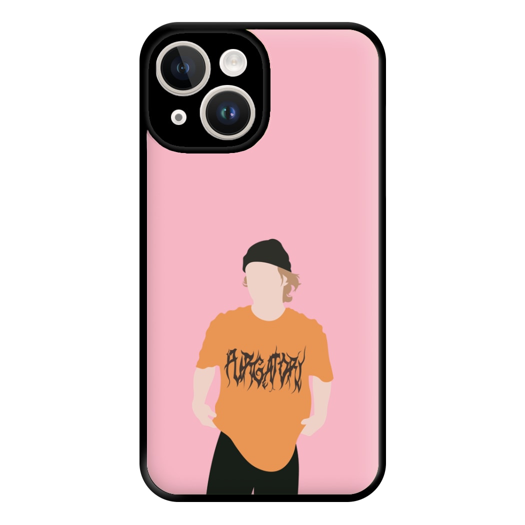 Orange T-shirt - Vinnie Hacker Phone Case for iPhone 14