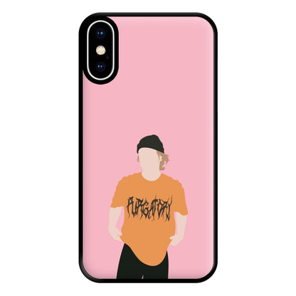 Orange T-shirt - Vinnie Hacker Phone Case for iPhone XS Max