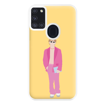 Pink Suit- Vinnie Phone Case for Galaxy A21s