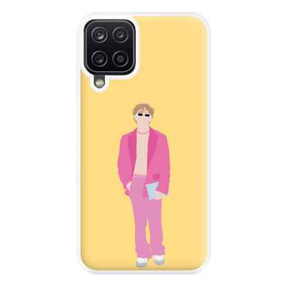 Pink Suit- Vinnie Phone Case for Galaxy A12