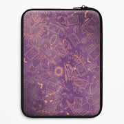 Violet Tarot Line Toss Laptop Sleeve 1