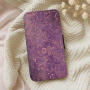 Violet Tarot Line Toss Flip / Wallet Phone Case 5