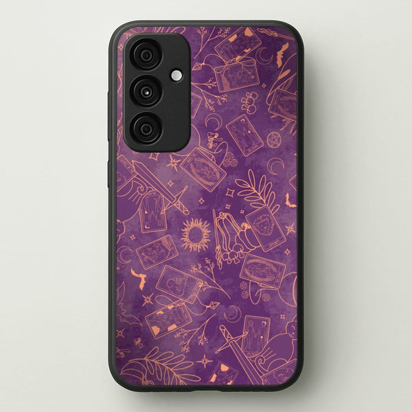 Violet Tarot Line Toss Phone Case - Galaxy A55 / Standard