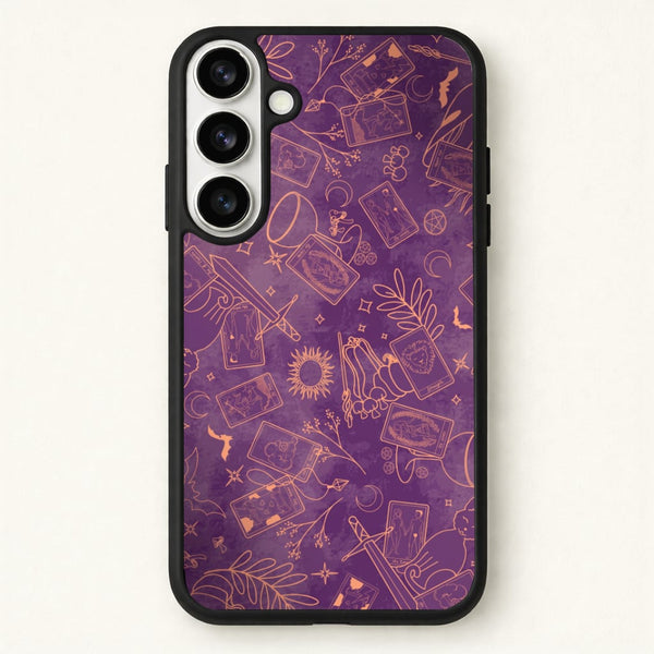 Violet Tarot Line Toss Phone Case - Galaxy S26 / Standard
