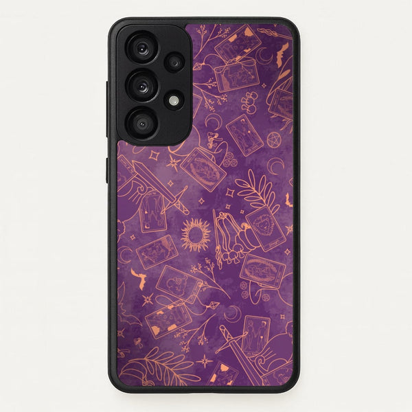 Violet Tarot Line Toss Phone Case - Galaxy A53 / Standard