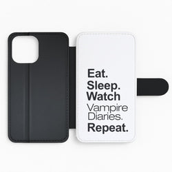 Eat Sleep Watch VPD Repeat Flip Phone Case