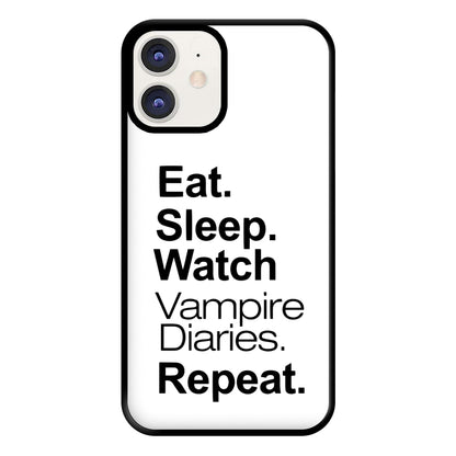 Eat Sleep Watch VPD Repeat Phone Case for iPhone 11