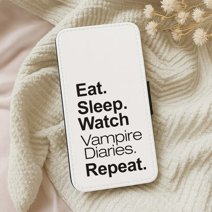 Eat Sleep Watch VPD Repeat Wallet Phone Case