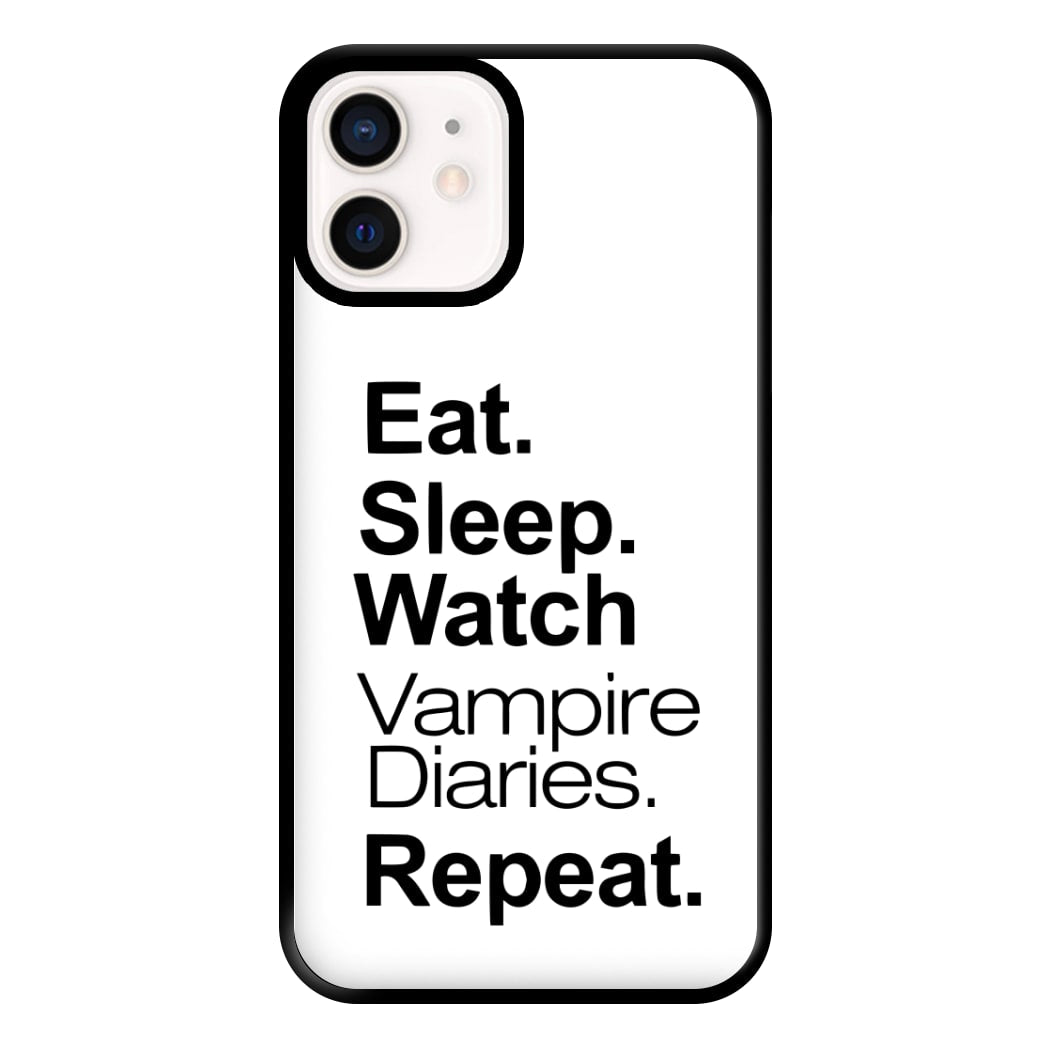 Eat Sleep Watch VPD Repeat Phone Case for iPhone 13 Mini