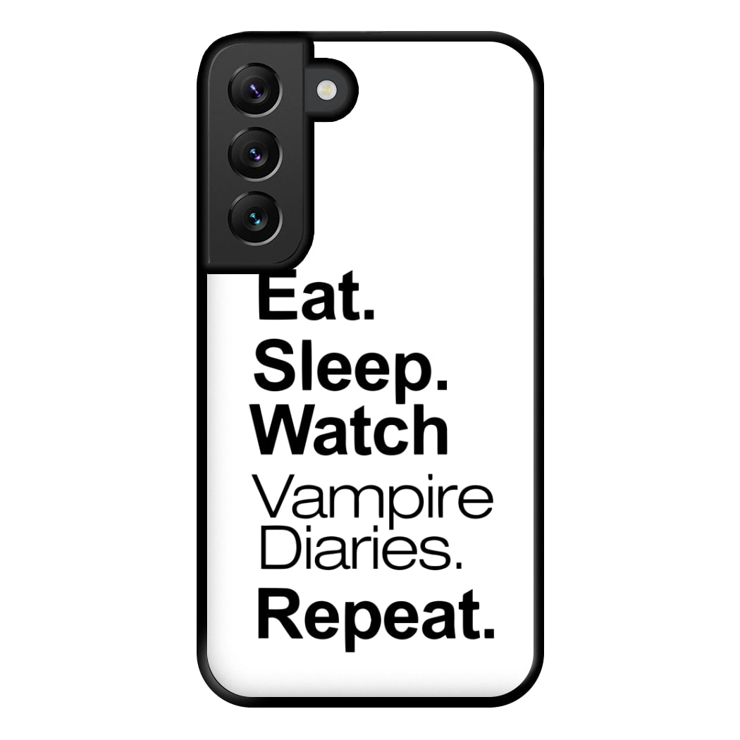 Eat Sleep Watch VPD Repeat Phone Case for Galaxy S22 Plus