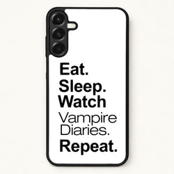 Eat Sleep Watch VPD Repeat Phone Case for Galaxy A57