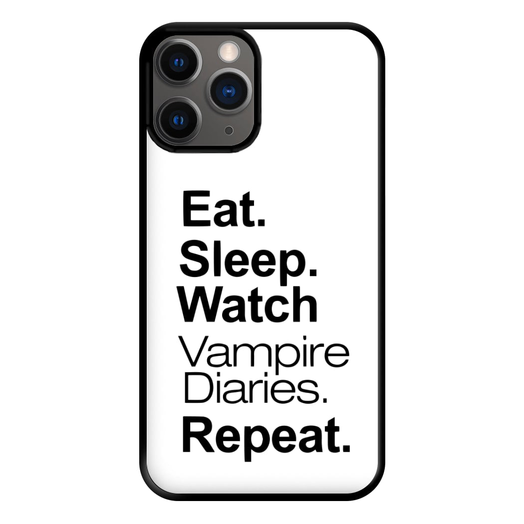 Eat Sleep Watch VPD Repeat Phone Case for iPhone 12 Pro Max