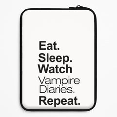 Eat Sleep Watch VPD Repeat Laptop Sleeve