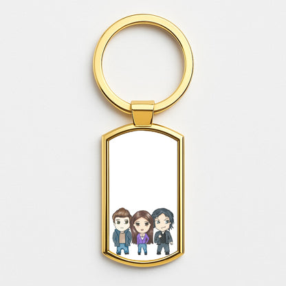VPD Cartoon Gold Keyring