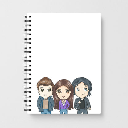 Vampire Diaries Cartoon Notebook - Fun Cases
