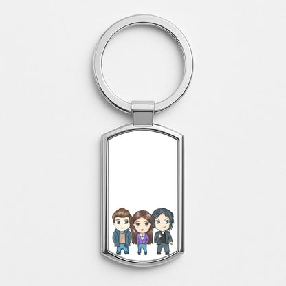VPD Cartoon Silver Keyring