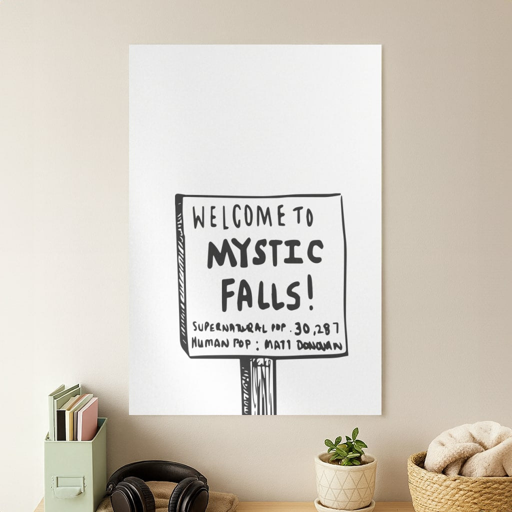 Welcome to Mystic Falls - VD Poster