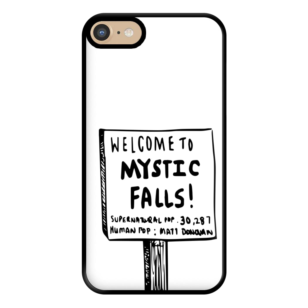 Welcome to Mystic Falls - VD Phone Case for iPhone 6 / 7 / 8 / SE