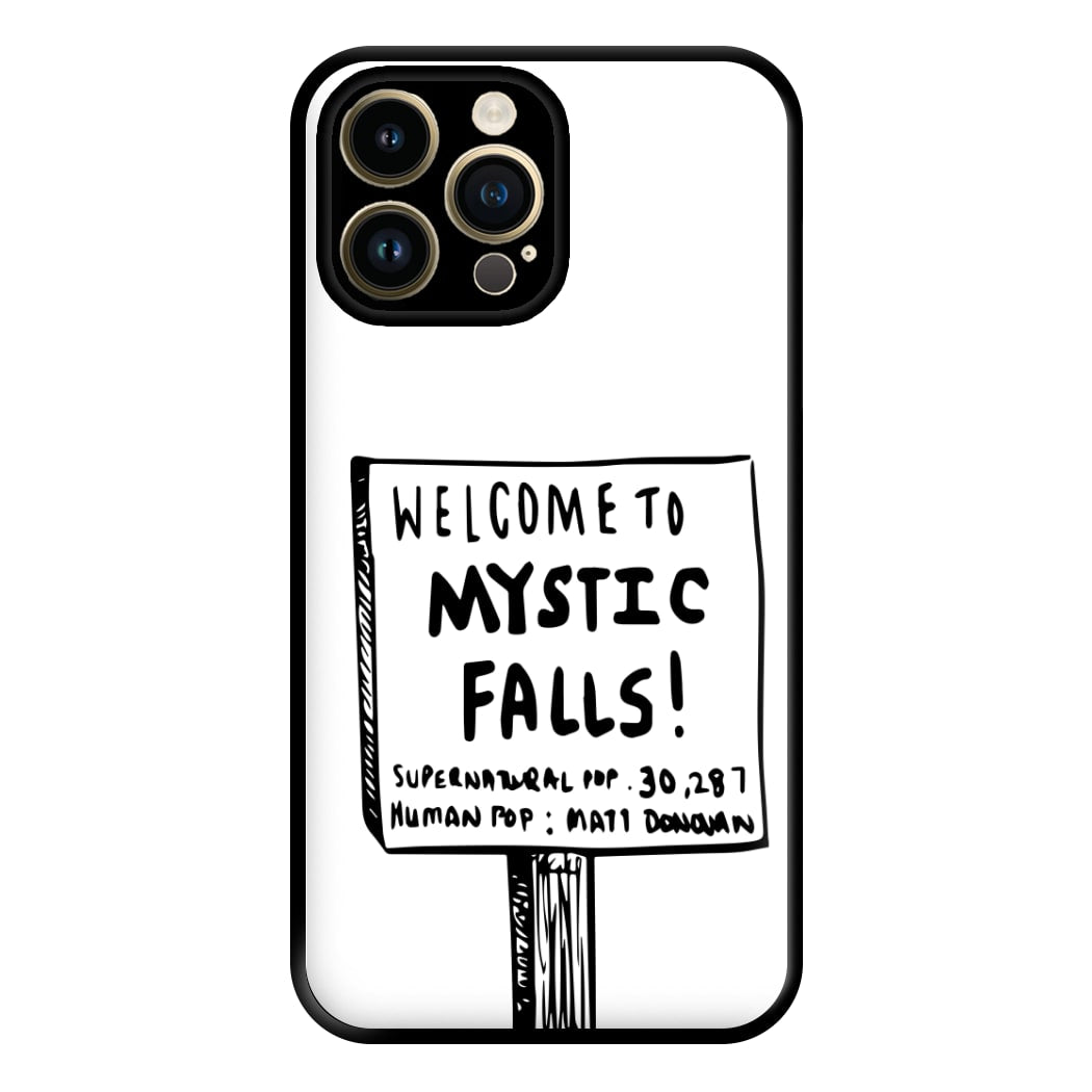 Welcome to Mystic Falls - VD Phone Case for iPhone 14 Pro Max