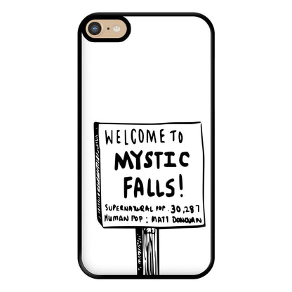 Welcome to Mystic Falls - VD Phone Case for iPhone 6 Plus / 7 Plus / 8 Plus